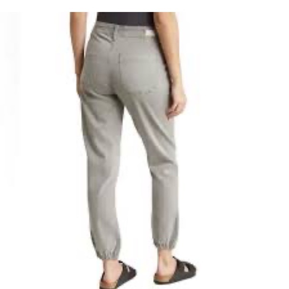 Paige Womens Pleated Mayslie Double Button Jeans - Vintage Grey Haze New With Ta - Picture 2 of 3